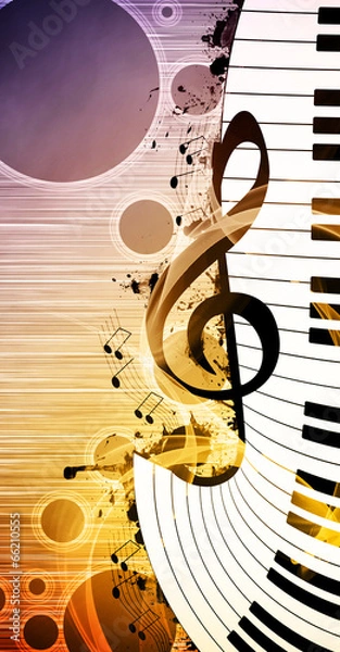 Obraz Music background