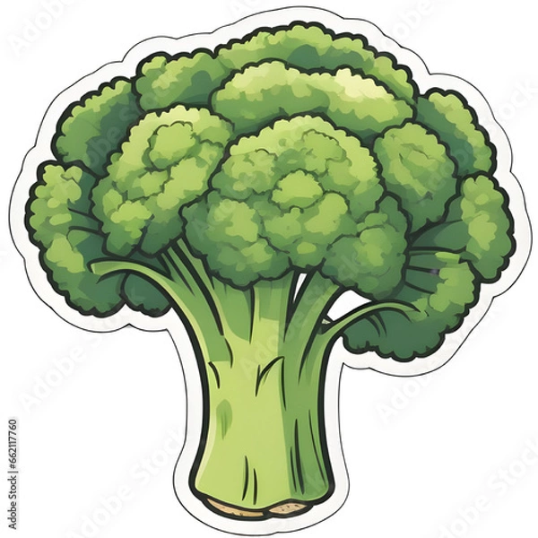 Obraz cauliflower isolated on white background