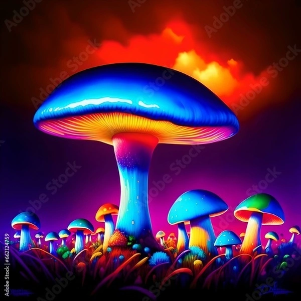 Obraz mushroom  forest