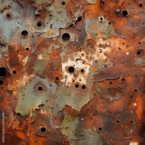 Obraz Abstract scrap rusty metal background