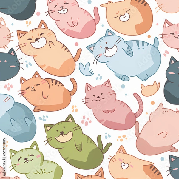 Obraz seamless pattern with animals