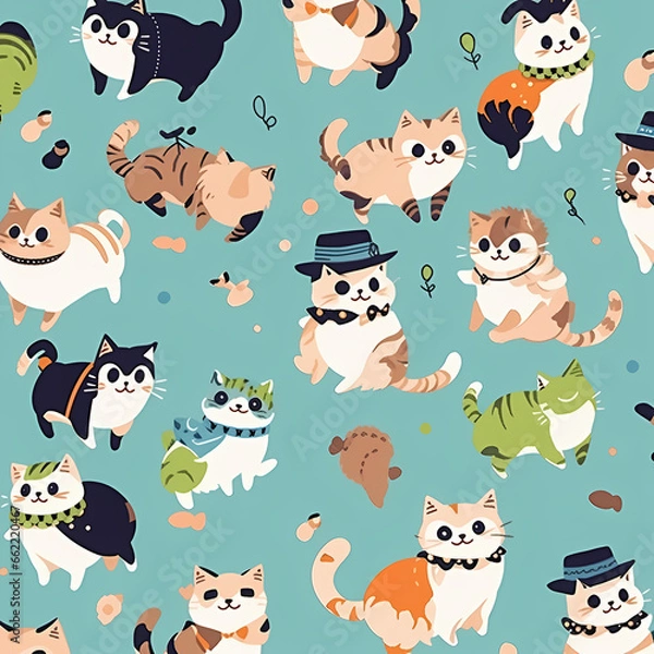 Obraz seamless pattern with animals