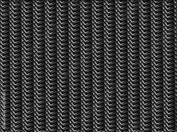 Fototapeta Abstract black background. Abstract steel design on black background futuristic modern design.