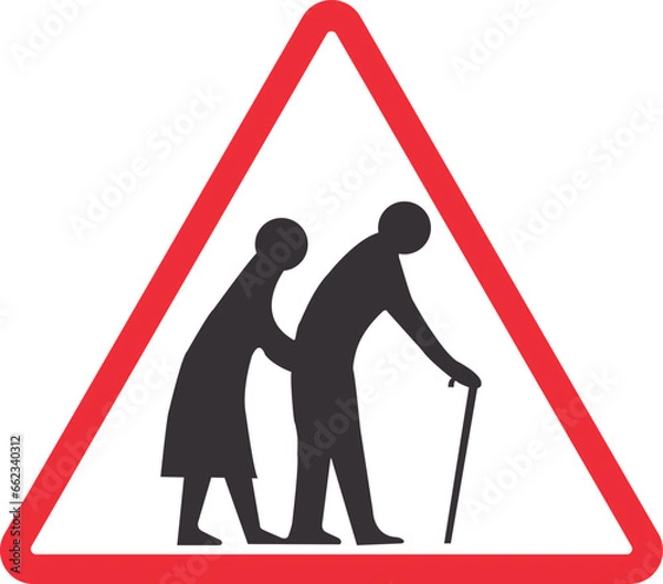 Obraz pedestrian crossing sign