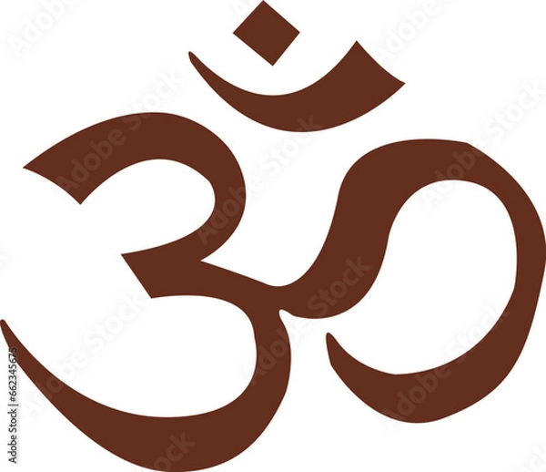 Obraz hindu om symbol