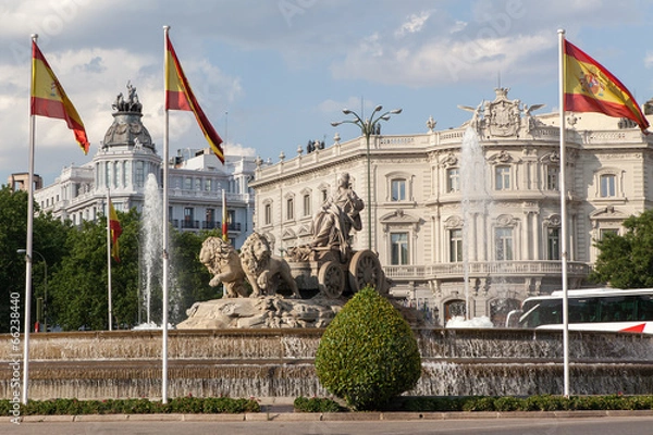 Obraz Cibeles square, Madrid, Spain