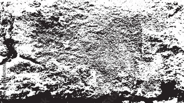 Obraz rusted brick black and white texture pattern