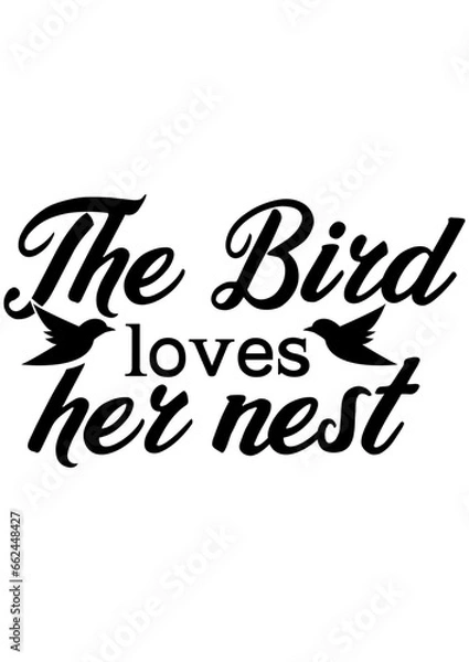 Obraz The bird loves her nest 