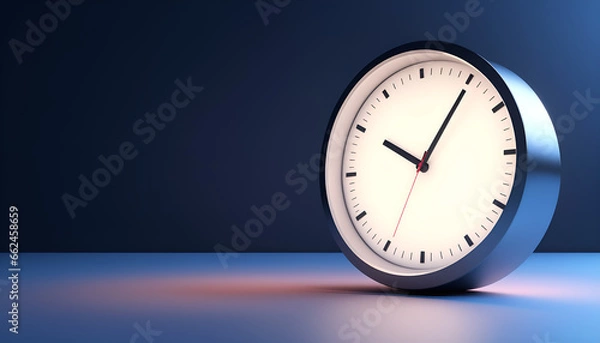 Obraz clock, time concept, abstract background