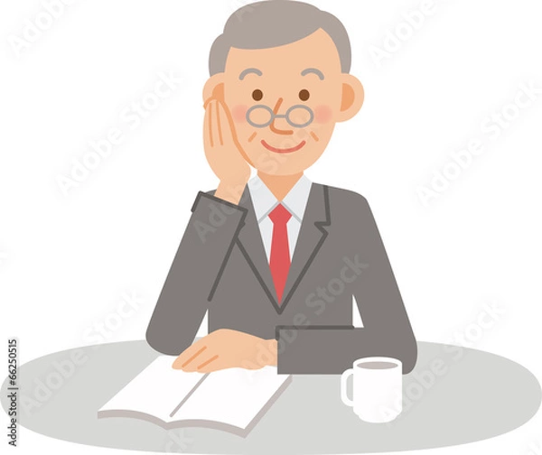 Fototapeta ビジネスマン　高齢