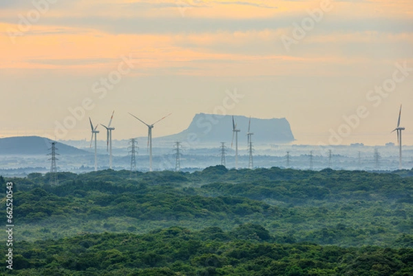 Obraz 성산일출봉 일출