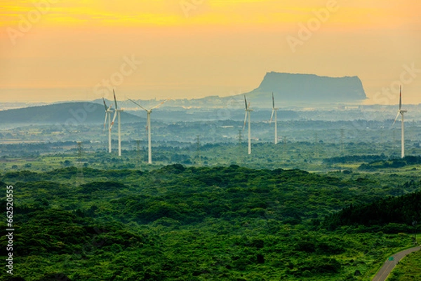 Obraz 성산일출봉 일출