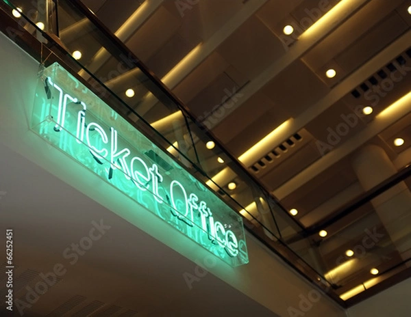 Obraz Ticket office sign