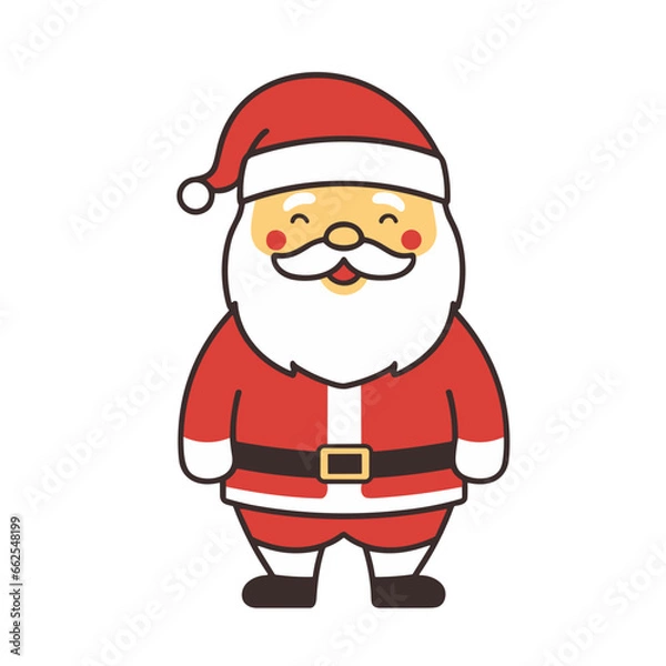 Fototapeta Santa Claus simple vector