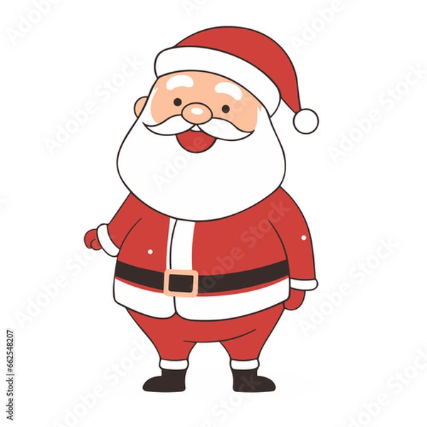 Fototapeta Santa Claus simple vector