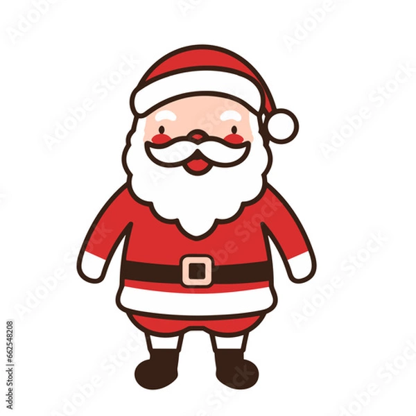 Fototapeta Santa Claus simple vector