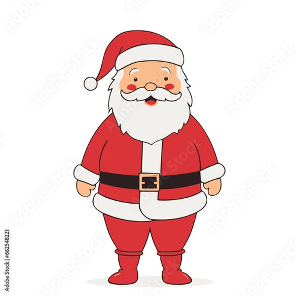 Fototapeta Santa Claus simple vector