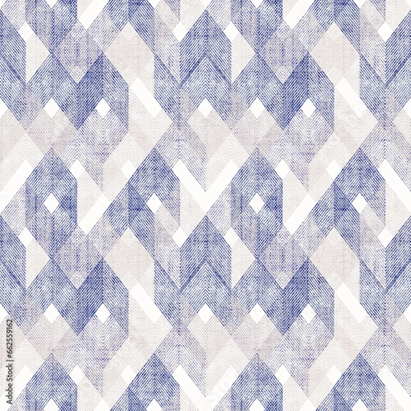 Fototapeta Seamless geometric textured pattern. Gray background. 