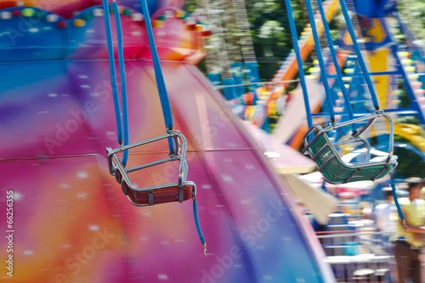 Obraz Карусель качели аттракцион
