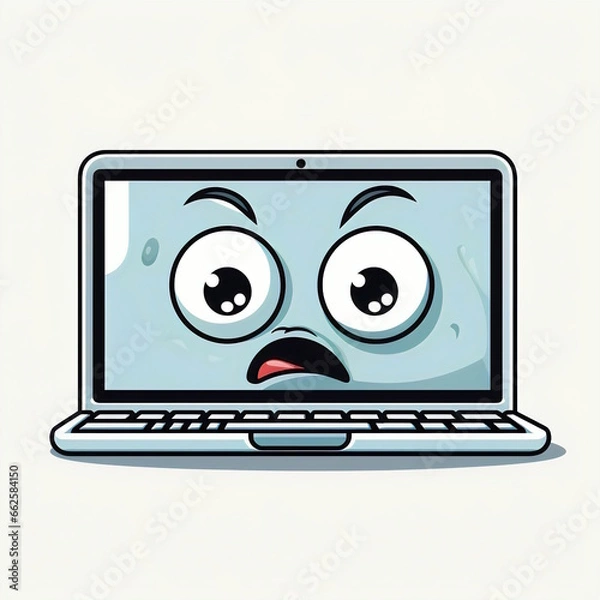 Fototapeta Chicken Employee in Formal Attire - Professional Vector