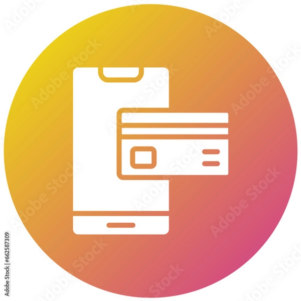 Obraz Card Payment Vector Icon Design Illustration