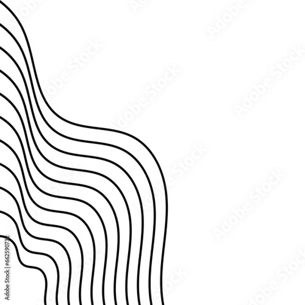 Fototapeta Abstract Wave Line Corner