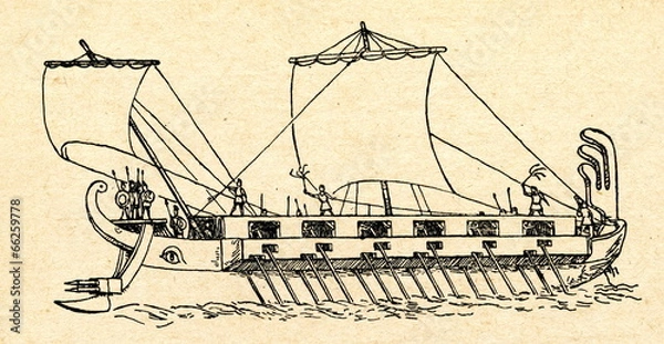 Obraz Ancient trireme