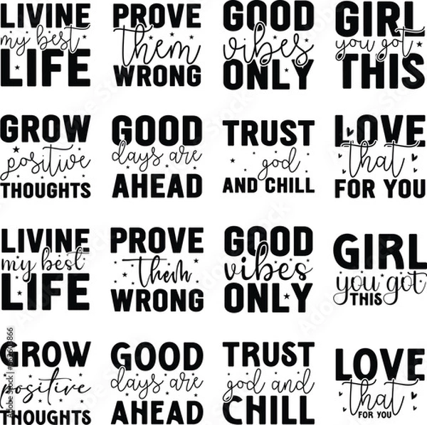 Fototapeta inspirational svg design bundle and digital download