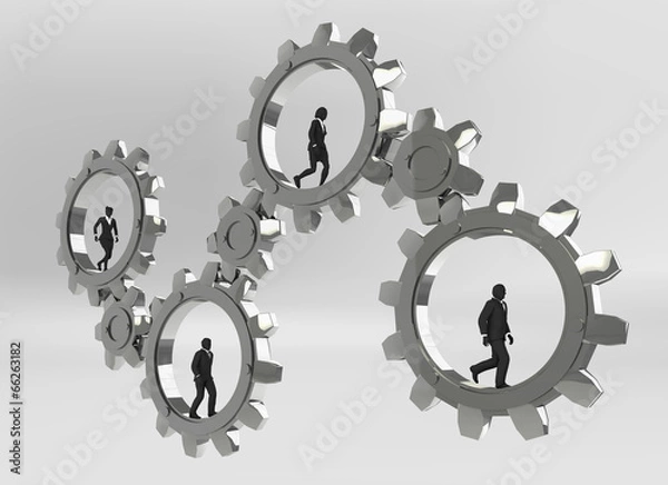 Fototapeta Gears of teamwork