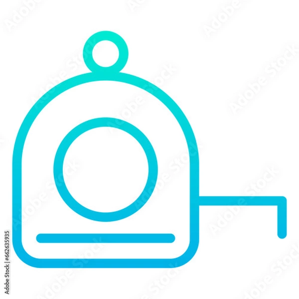 Fototapeta Outline Gradient Tape icon