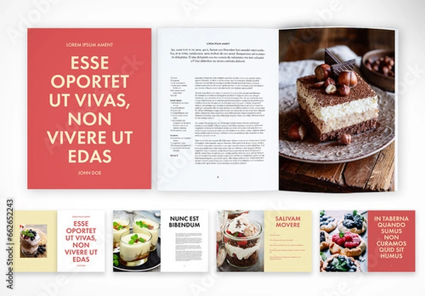 Fototapeta Fresh Cookbook