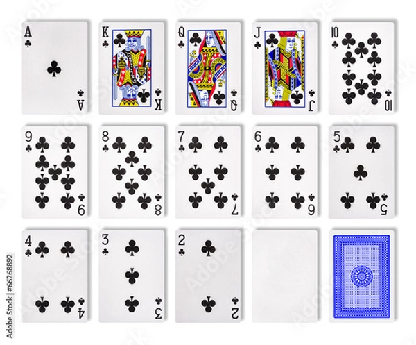 Fototapeta Playing cards poker casino