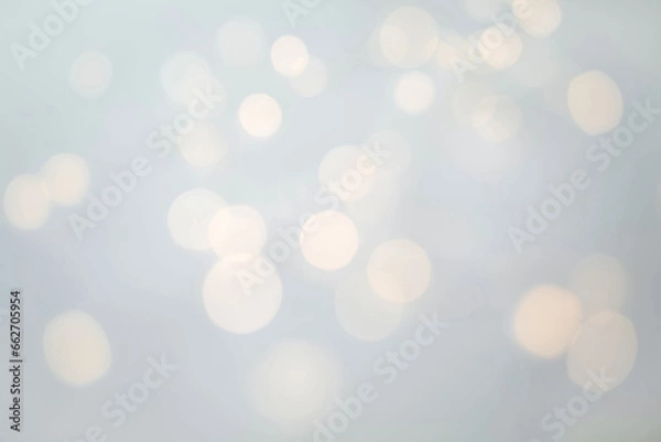 Obraz Abstract festive grey background on the theme of Christmas or New Year with bokeh in blurry focus.