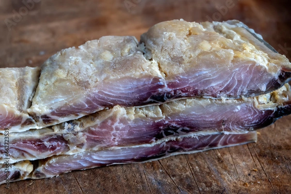 Fototapeta raw fish fillets