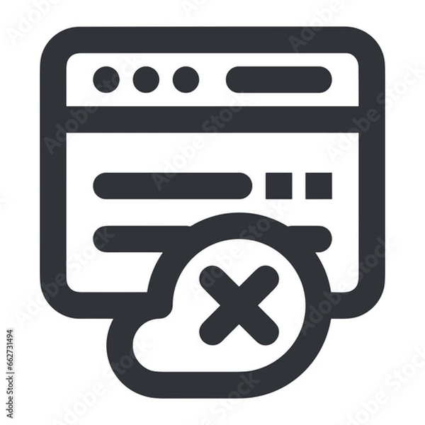 Fototapeta Cloud storage icon symbol vector image. Illustration of the database server hosting cloud system digital design image