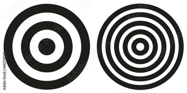 Obraz Dwa proste cele Bullseye