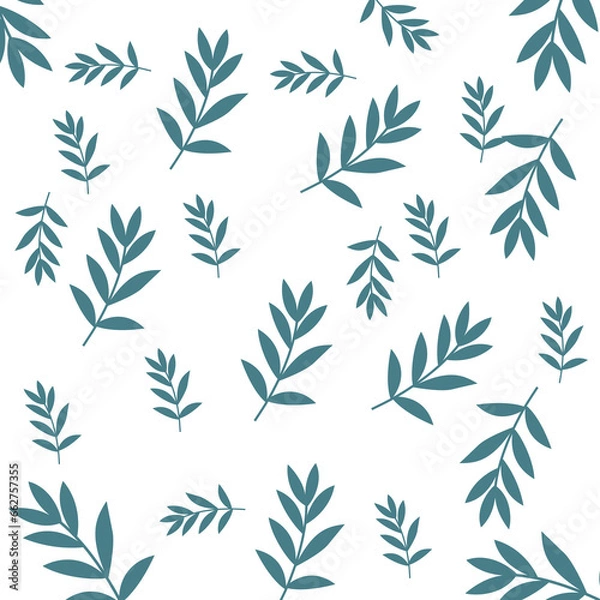 Fototapeta Botanic pattern art exotic jungle texture garden background