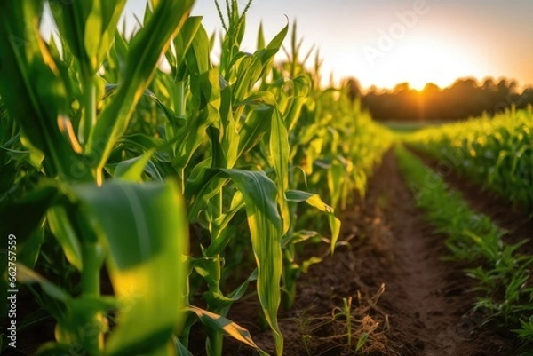 Fototapeta field of corn