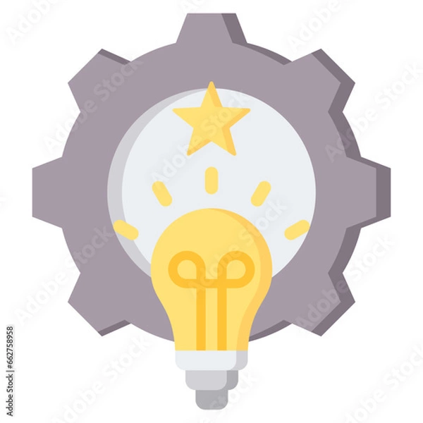 Fototapeta Potential Flat Icon