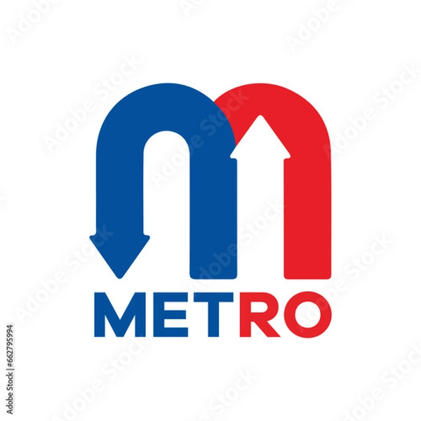 Obraz METRO LOGO