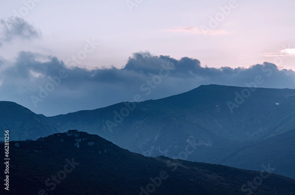 Fototapeta Abstract mountain background