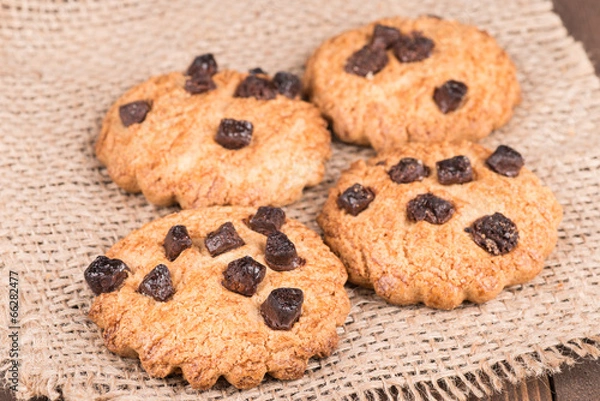 Obraz Chocolate chips cookies