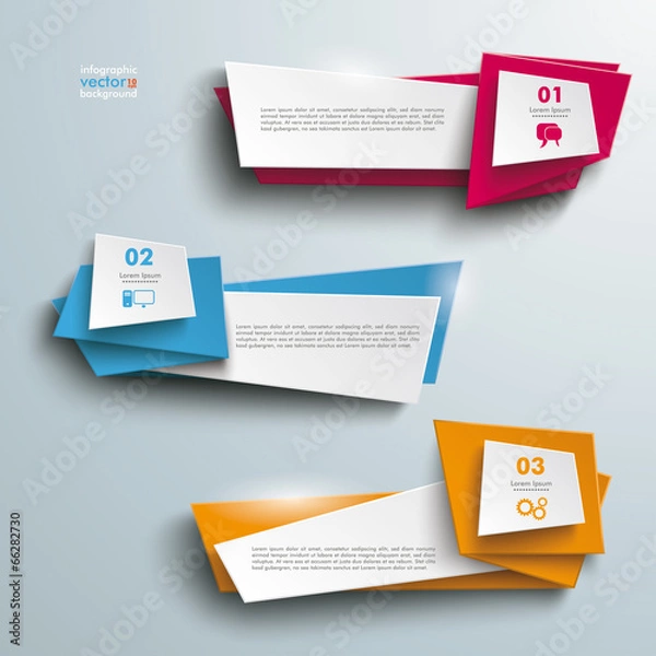 Obraz Vector Banners Side 3 Options