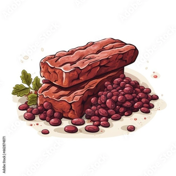 Fototapeta Red Bean Tempeh