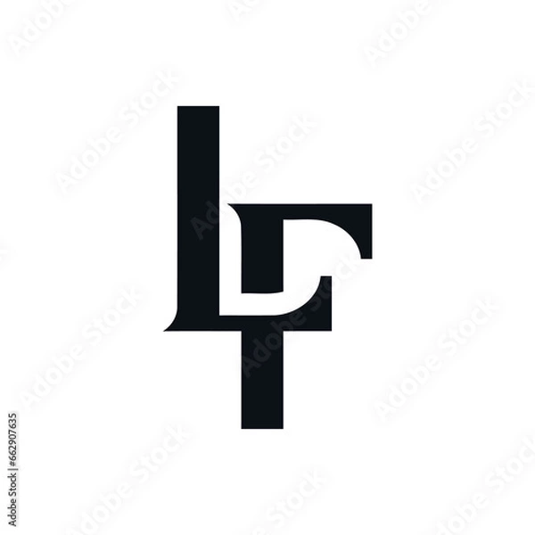 Obraz lf logo design 