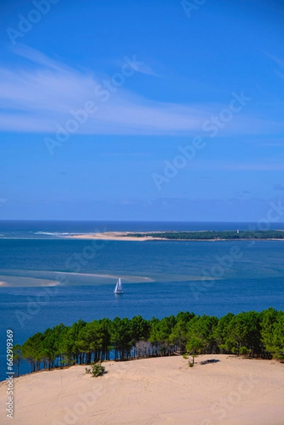 Obraz Pilat Sailboat Postcard