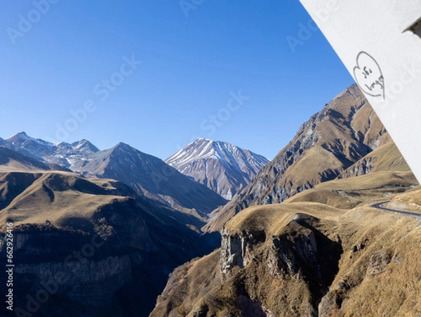 Obraz landscape with Caucasus Mountains