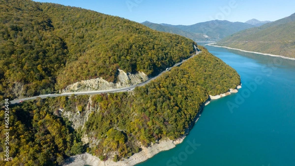 Obraz river in the mountains