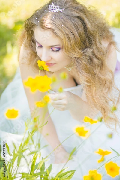 Obraz Portrait of beautiful young bride