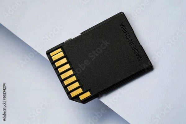 Fototapeta Memory card for digital camera